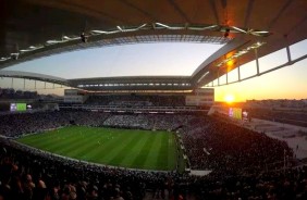 Arena Corinthians estava em construo em 2012 e foi inaugurada em 2014
