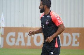 Guilherme volta ao CT para jogo-treino contra o Corinthians; O jogador atua pelo Atltico-PR