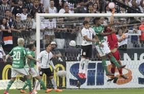 Cssio sai bem do gol e tira chance palmeirense no clssico na Arena Corinthians