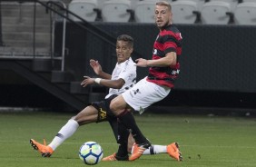 Pedrinho foi titular diante o Vitria, pela Copa do Brasil, na Arena Corinthians
