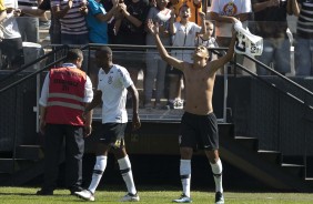 Matheus Matias anotou o gol de empate do Corinthians contra o Grmio, na Arena