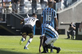 Matheus Matias entrou no segundo tempo e marcou o gol de empate do Corinthians, diante o Grmio