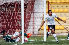 Fessin anotou o nico gol do Corinthians contra o Palmeiras, pelo Paulista sub-20