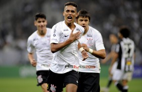 Pedrinho marcou o gol do Corinthians contra o Atltico-MG, pelo Campeonato Brasileiro