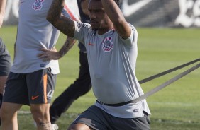 Paulo Roberto durante o treino preparatrio para o jogo contra o Flamengo