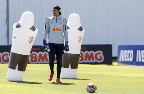 Cssio no treinamento deste sbado; Timo encara o Botafogo-SP, pelo Paulista 2019