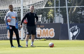 Goleiro Filipe treina no CT Joaquim Grava neste sbado; Timo enfrenta o Botafogo-SP