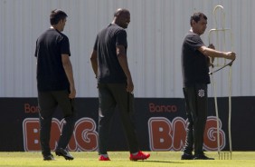 Comisso tcnica finaliza preparao da equipe para jogo contra o Santos