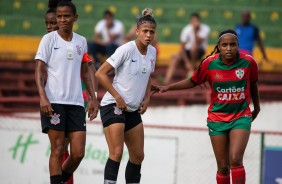 Giovanna no jogo contra a Portuguesa, pelo Campeonato Paulista Feminino