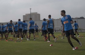 Timo se prepara para jogo contra o Santos, pelo Campeonato Paulista 2019
