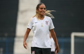 Gabi Nunes durante jogo contra o So Jos, pelo Brasileiro Feminino