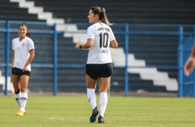 Gabi Zanotti durante jogo contra o So Jos, pelo Campeonato Brasileiro Feminino