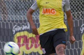Caetano no treino de reapresentao do Corinthians aps derrota para o Bahia, pelo Brasileiro