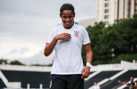 Victria marcou gol contra o So Jos, em partida pelo Campeonato Paulista Feminino