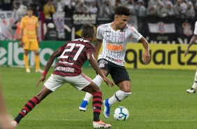 Jnior Urso durante jogo contra o Flamengo, pelas oitavas de final da Copa do Brasil