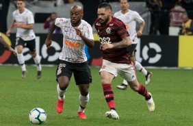 Love durante jogo contra o Flamengo, pelas oitavas de final da Copa do Brasil