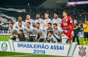 Foto oficial do jogo contra o Palmeiras, pelo Brasileiro, na Arena Corinthians
