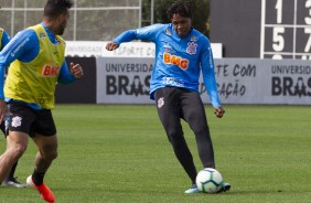 Matheus Jesus no primeiro treino aps empate com o Palmeiras