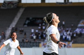 Giovanna Crivelaria no jogo contra a Ferroviria, pelo Campeonato Paulista Feminino