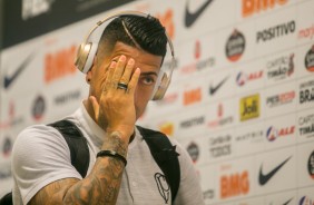 Ralf chega  Arena Corinthians para duelo contra o Vasco, pelo Campeonato Brasileiro