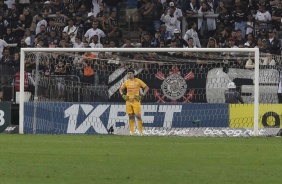 Cssio durante partida contra o Athletico-PR, pelo Brasileiro, na Arena Corinthians