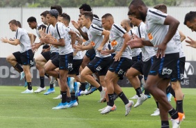 Atletas do Corinthians termina preparao para enfrentar o Fortaleza, pelo Brasileiro 2019