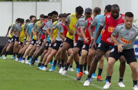 Jogadores do Corinthians termina preparao para enfrentar o Fortaleza, pelo Brasileiro 2019