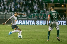 Urso durante Drbi, contra o Palmeiras, no Pacaembu