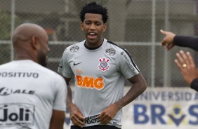 Gil no ltimo treino antes do jogo contra o Palmeiras