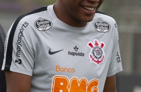 Matheus Jesus no ltimo treino antes do jogo contra o Palmeiras