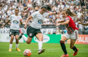 Victria comemorando gol contra o So Paulo, pelo Campeonato Paulista Feminino
