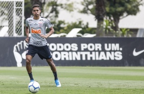 Pedrinho no ltimo treinamento do Corinthians antes do jogo contra o Atltico Mineiro