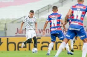 Cantillo durante jogo entre Corinthians e Fortaleza, no Castelo, pelo Campeonato Brasileiro