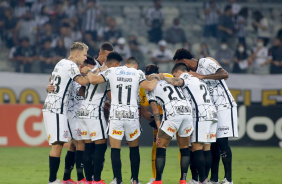 Elenco no jogo entre Corinthians e Atltico-MG, pelo Brasileiro, no Mineiro