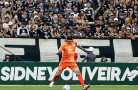 Goleiro Cssio no jogo entre Corinthians e Grmio, pelo Campeonato Brasileiro