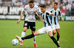 Gustavo Silva no jogo entre Corinthians e Grmio, pelo Campeonato Brasileiro