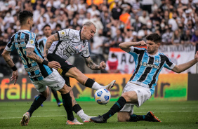 Rger Guedes durante jogo entre Corinthians e Grmio na Neo Qumica Arena, pelo Brasileiro
