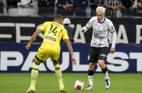 Rger Guedes na partida entre Corinthians e Mirassol desta quinta-feira