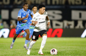 Juninho durante jogo do Corinthians contra o Marlia na Copinha