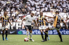 Yuri Alberto no jogo entre Corinthians e Novorizontino