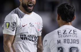 Rojas deu passe para Yuri Alberto balanar as redes contra o Botafogo-SP