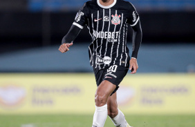Pedro Raul em ao durante jogo do Corinthians contra o Racing pela Sul-Americana