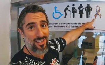 Marcos Mion  embaixador de espao destinado a crianas com autismo na Neo Qumica Arena