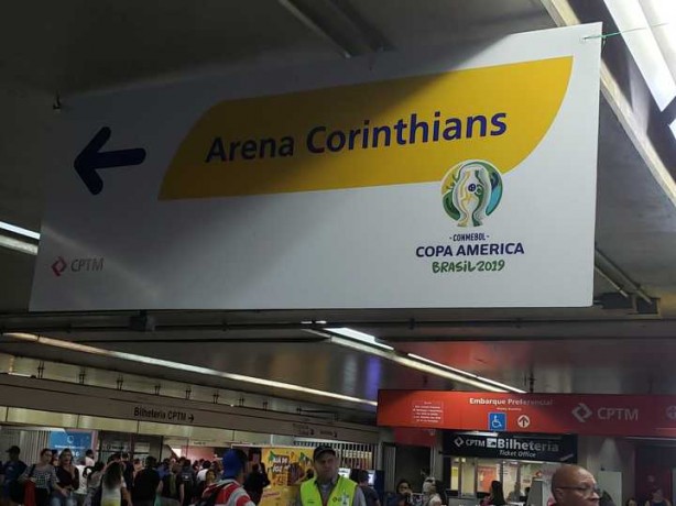 Arena envelopada Copa Amrica