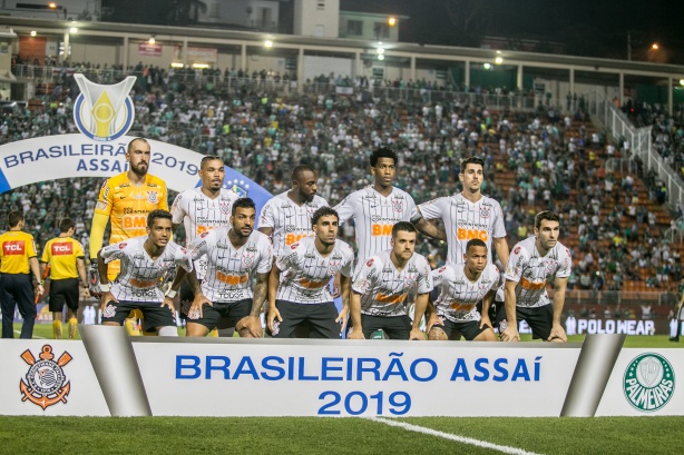 Time perfilado antes de clssico contra o Palmeiras