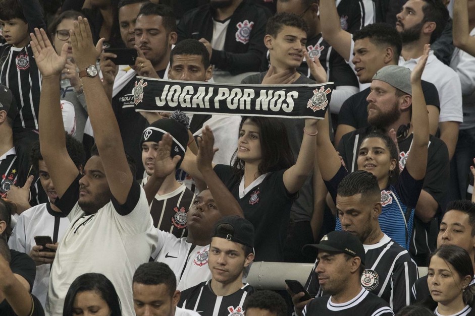 Torcida do Corinthians deve levar bom pblico  Arena na semana que vem contra o Flamengo
