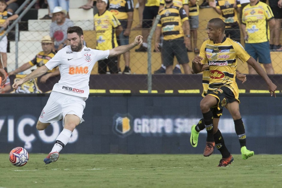 Boselli foi titular contra o Novorizontino, pelo Campeonato Paulista
