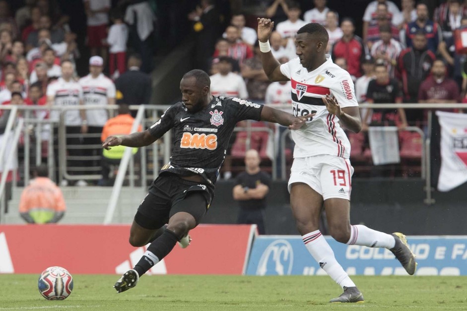 Manoel durante o empate em 0 a 0 contra o So Paulo, pela final do Campeonato Paulista 2019