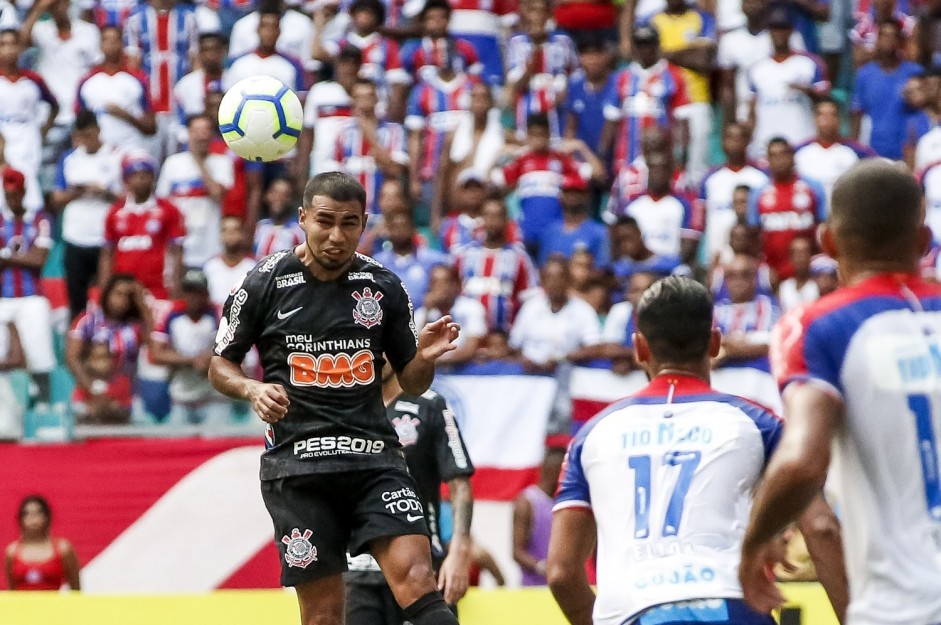 Sornoza durante jogo contra o Bahia, pela estreia do Brasileiro 2019