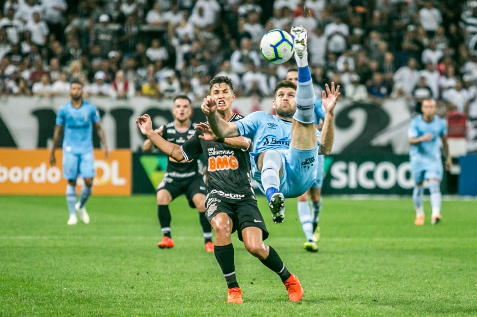 Corinthians enfrentou o Grmio, neste sbado, na Arena Corinthians